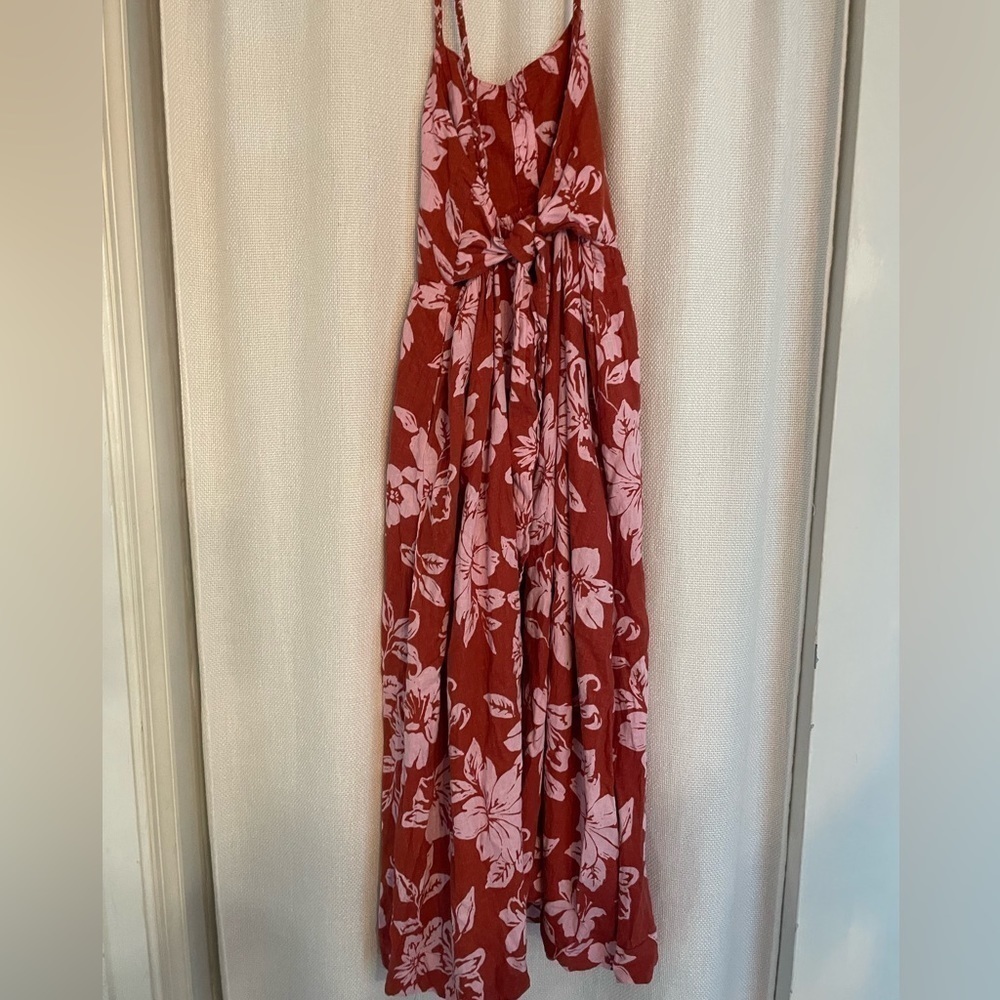 Free People maxi sun dress. Pockets. Fully lined - Picture 3 of 4